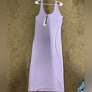 noisy may lavender ribbed body con
